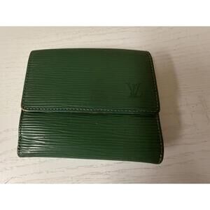 Louis Vuitton Green Epi Leather Wallet SP1915